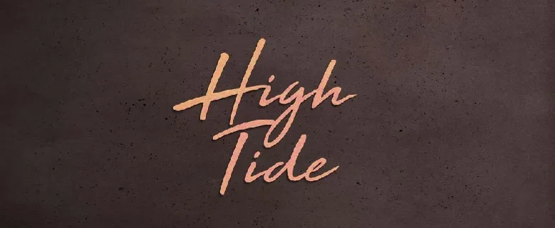 High Tide Free font