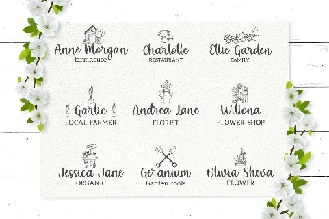 Michella Garden Script font