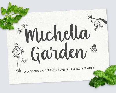 Michella Garden Script font