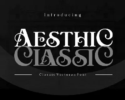 Aesthic Classic font