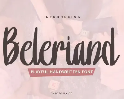 Beleriand Playful Handwriten font