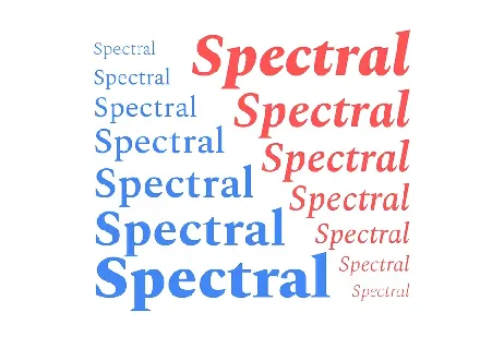 Spectral Family font