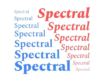 Spectral Family font