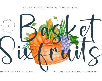 Basket Sixfruits font