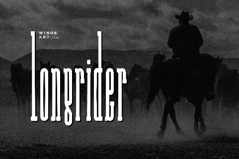 Long Rider font