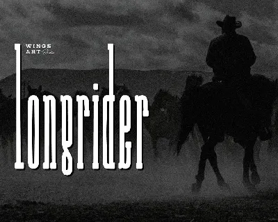 Long Rider font