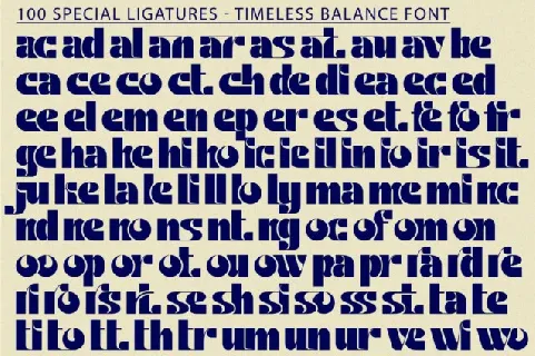 Timeless Balance font