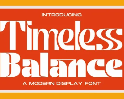 Timeless Balance font