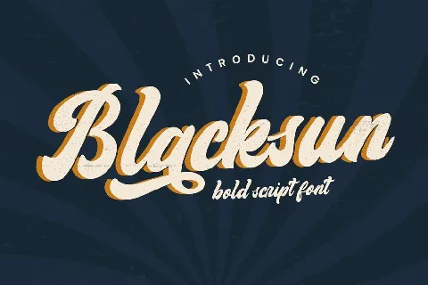 Blacksun font