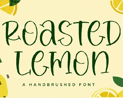Roasted Lemon font
