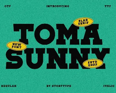 Toma Sunny font