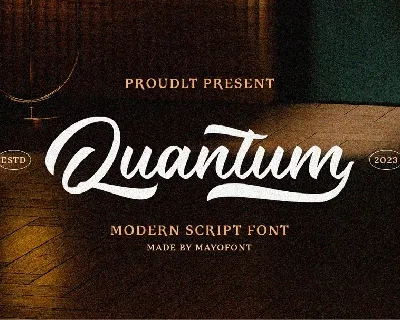 Quantum Script font