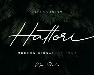 Hattori font