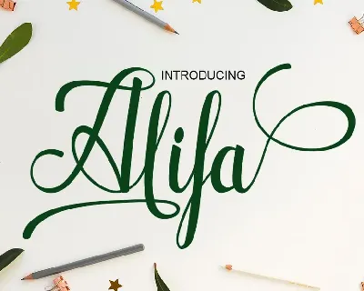 Alifa Script font
