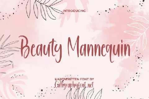 Beauty Mannequin font