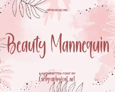 Beauty Mannequin font
