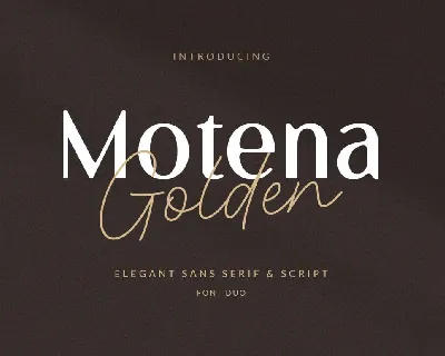 Motena Golden font