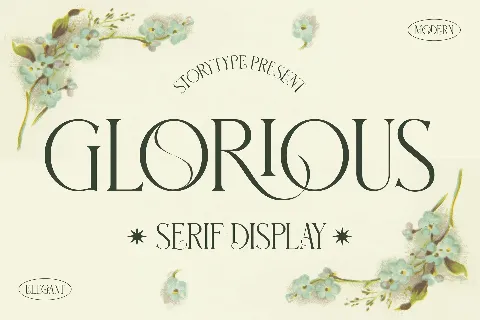 Glorious font