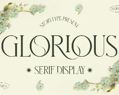 Glorious font