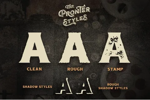 Pronter font