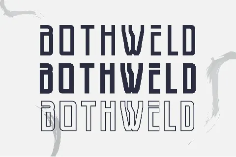 Bothweld font