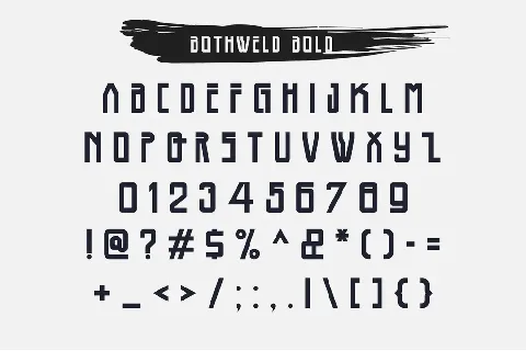 Bothweld font