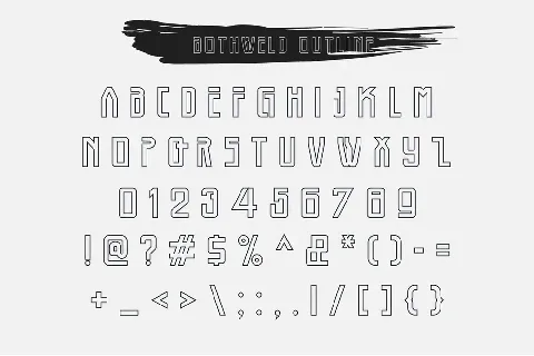 Bothweld font