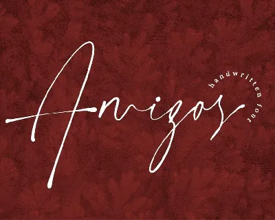 Amigos Signature font