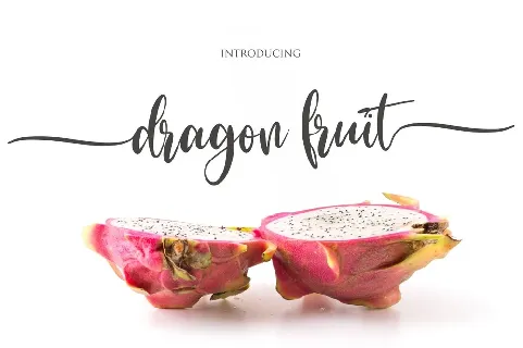 Dragon Fruit font