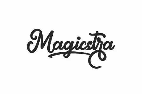 Magicstra Calligraphy font