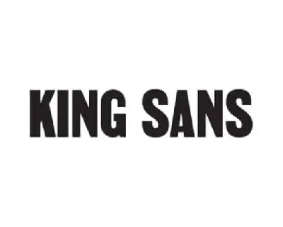 King Sans Serif font