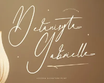 Delanisyta Gabrielle font