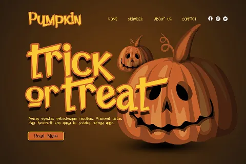 Pumpkin Island Typeface font