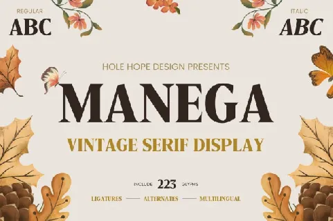 Manega font