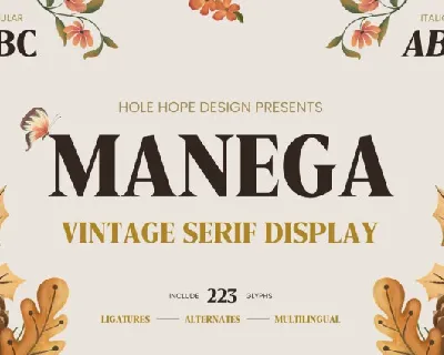 Manega font