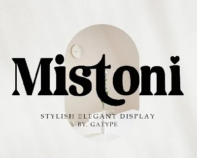 Mistoni font