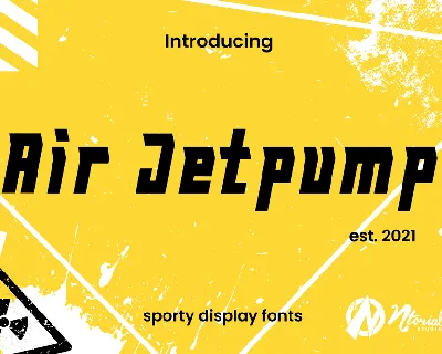 Air Jetpump font