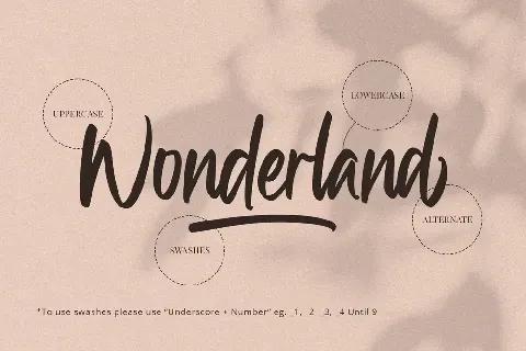 Wonderland font