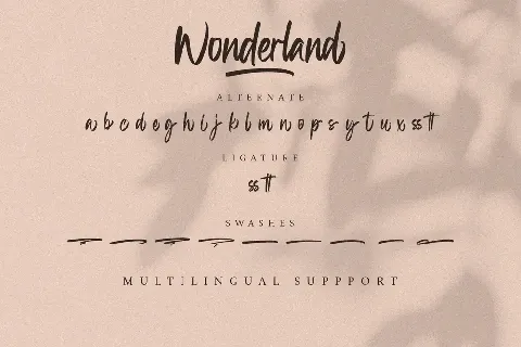 Wonderland font