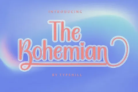 The Bohemian font