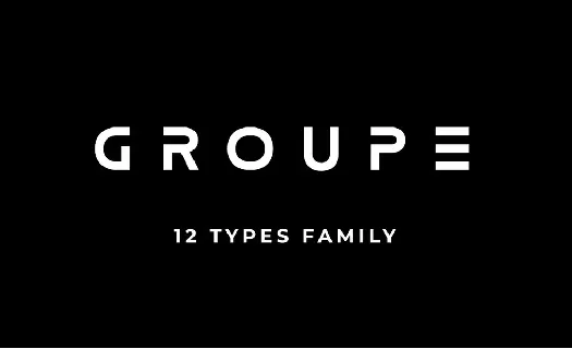 Groupe font