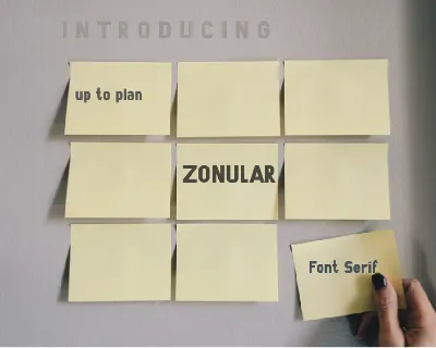 Zonular font