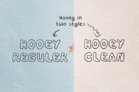 Hooey DEMO font