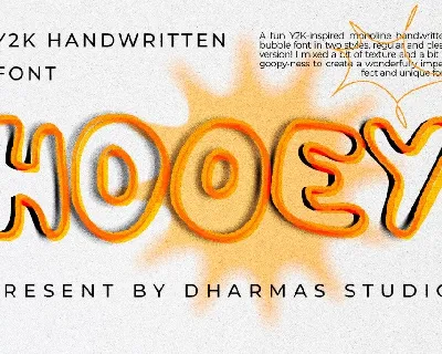 Hooey DEMO font