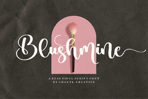 Blushmine font