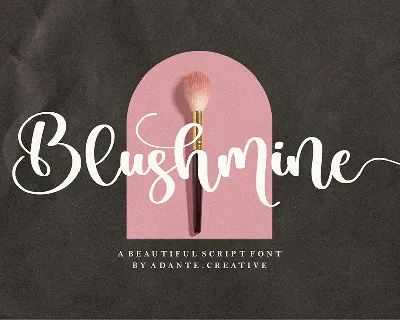 Blushmine font