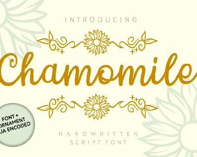 Chamomile Handwritten font