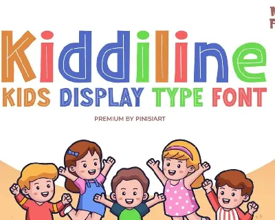 Kiddiline font