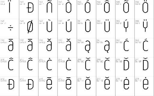 Tylko font