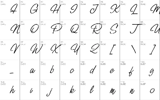 Billy Signature font